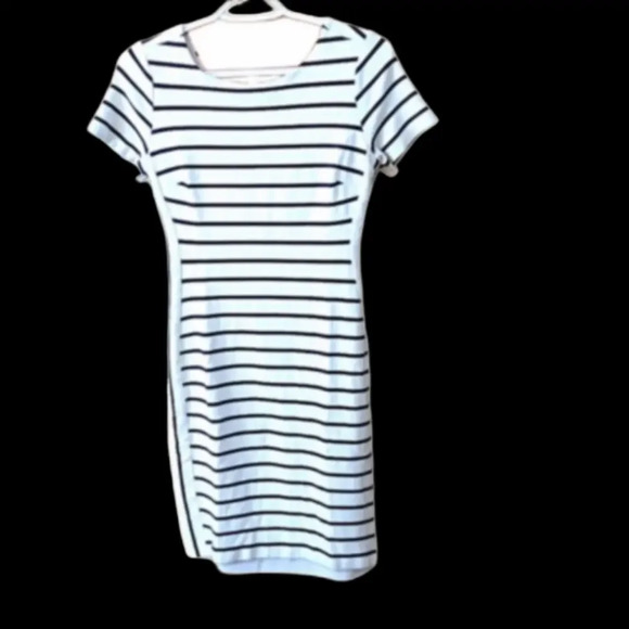 Banana Republic Dresses & Skirts - Banana Republic White & Black Striped Pencil Dress size 4